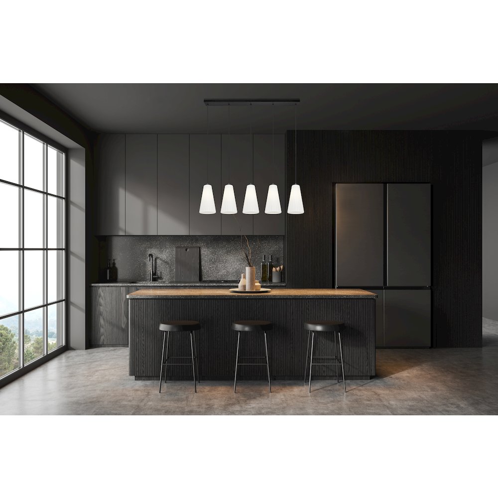 Z-Lite 5 Light Linear Chandelier. Picture 6
