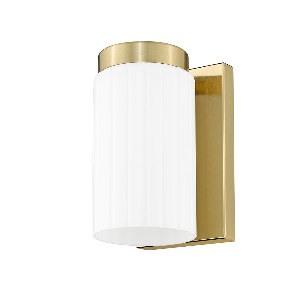 Z-Lite Burk 1 Light Wall Sconce, Luxe Gold. Picture 5