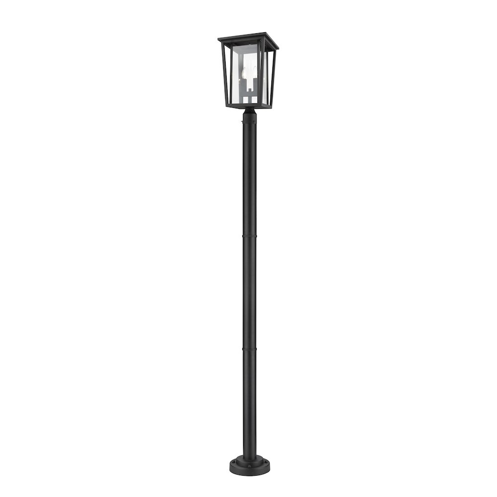 Z-Lite 2 Light Outdoor Post Mounted Fixture. Picture 1