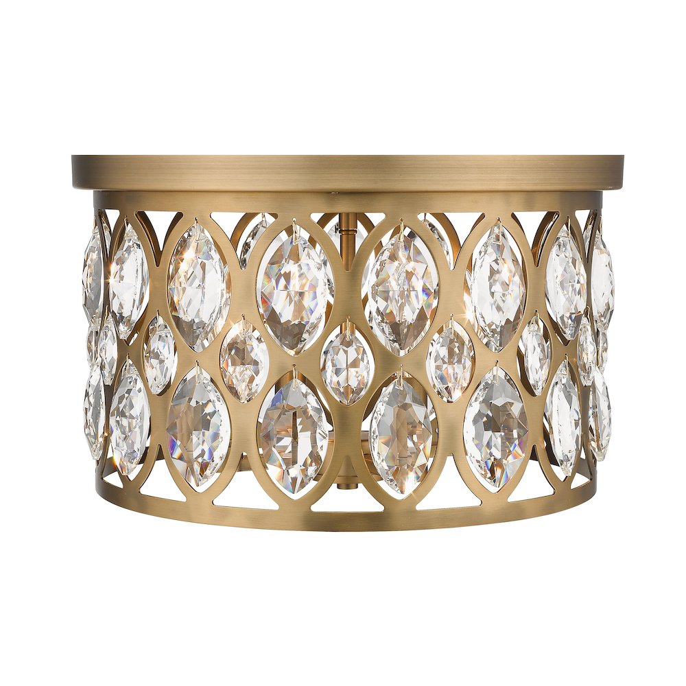Z-Lite 4 Light Flush Mount. Picture 1