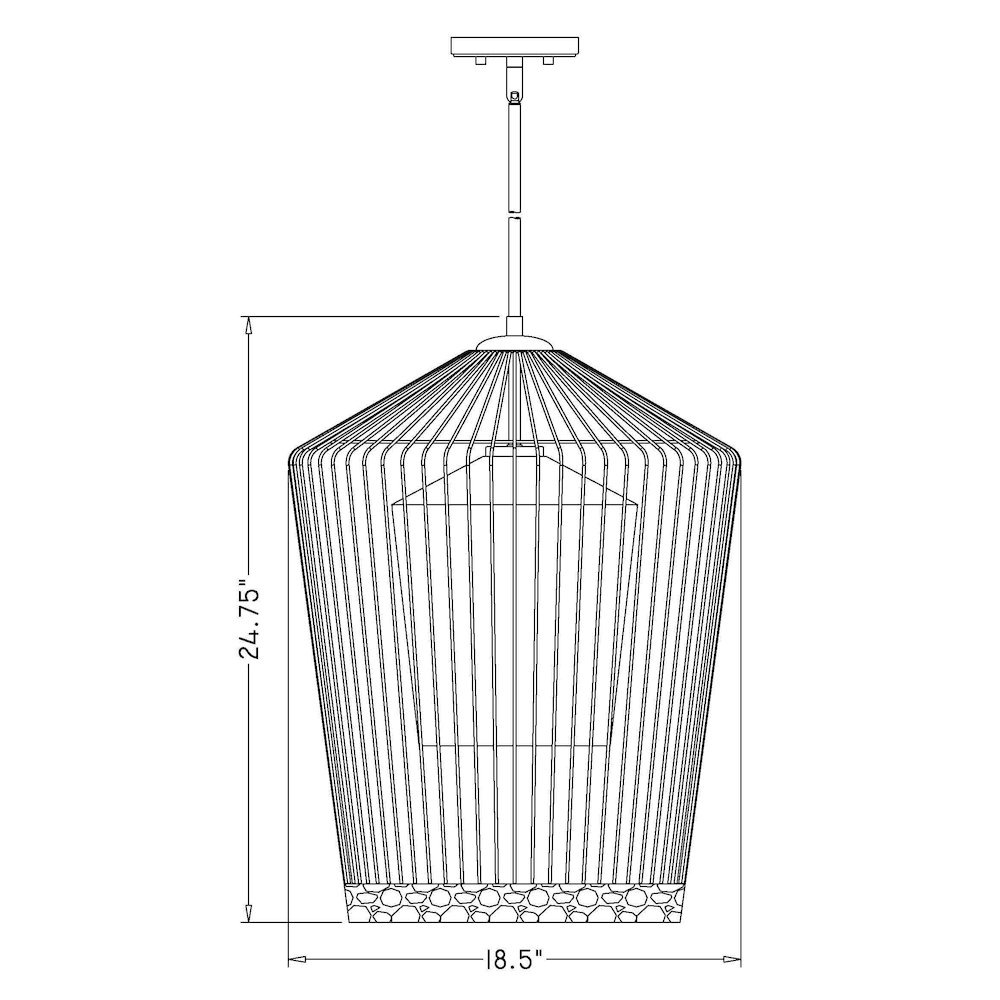 Z-Lite 1 Light Pendant. Picture 8