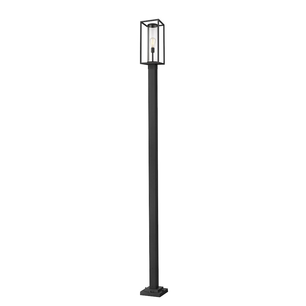 Z-Lite 1 Light Outdoor Post Mounted Fixture. Picture 1