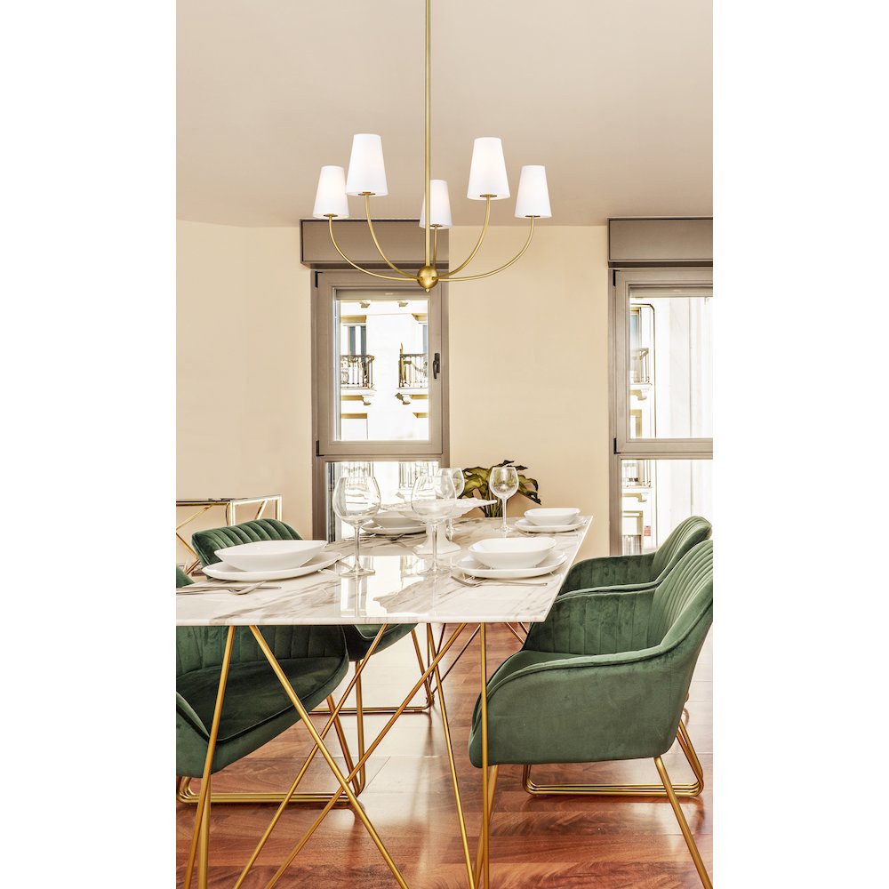 Z-Lite 5 Light Chandelier. Picture 7