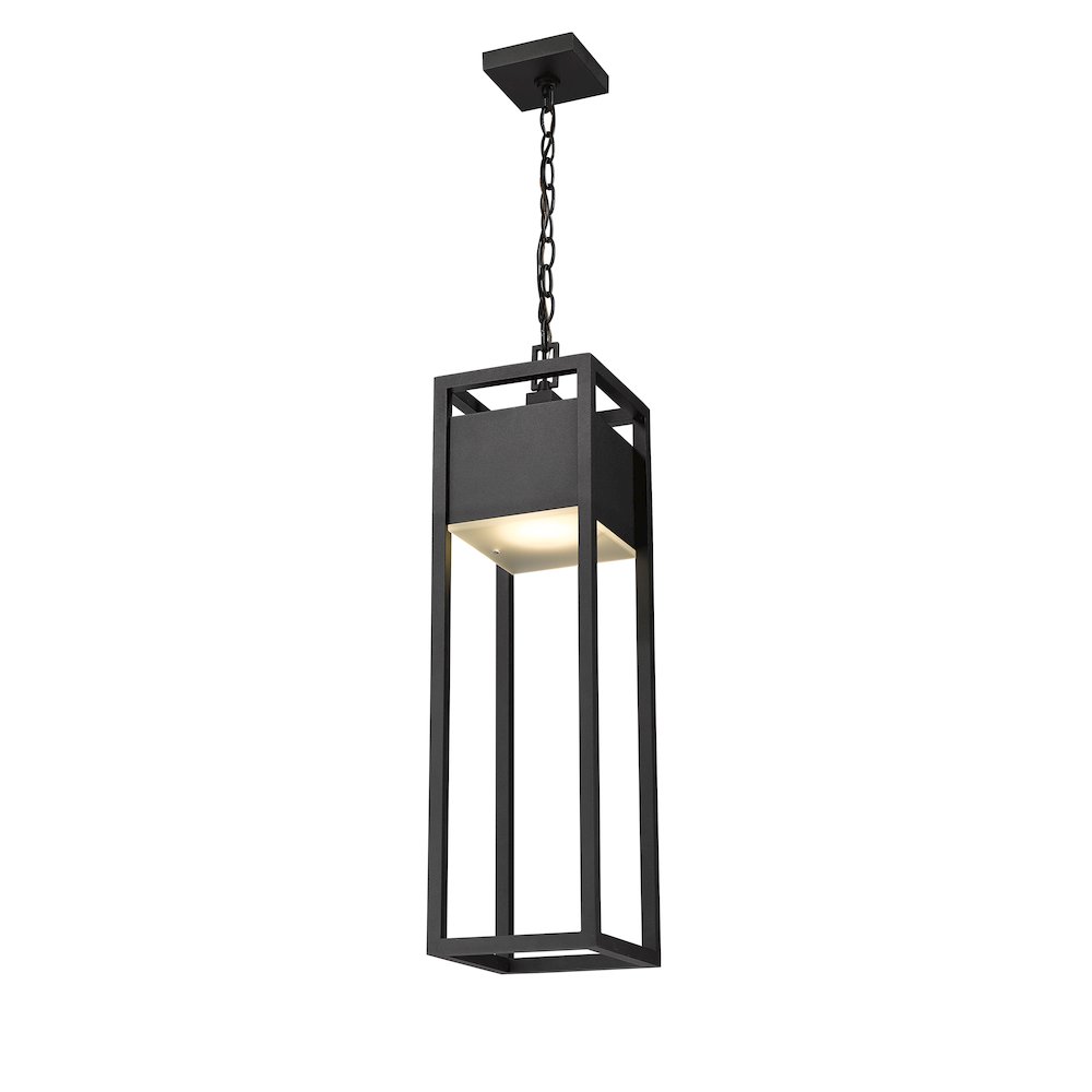 Z-Lite 1 Light Outdoor Chain Mount Ceiling Fixture. Picture 3