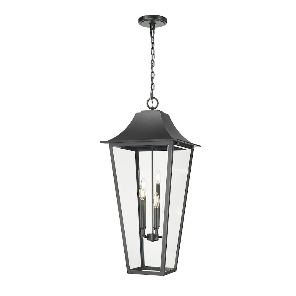 Z-Lite 5 Light Outdoor Chain Mount Ceiling Fixture. Picture 1