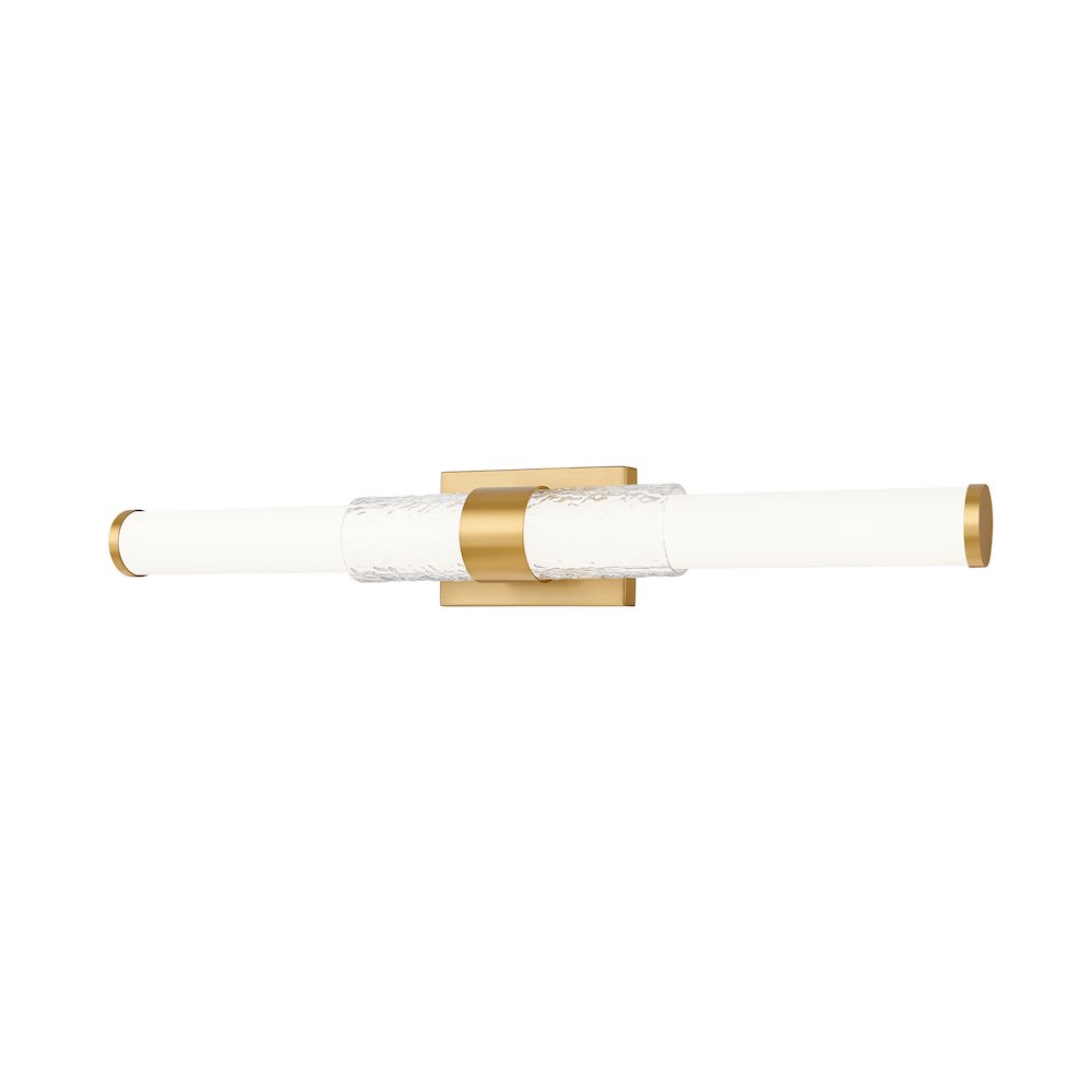 Z-Lite Egon 1 Light Vanity in Modern Gold color, Steel frame. Picture 1