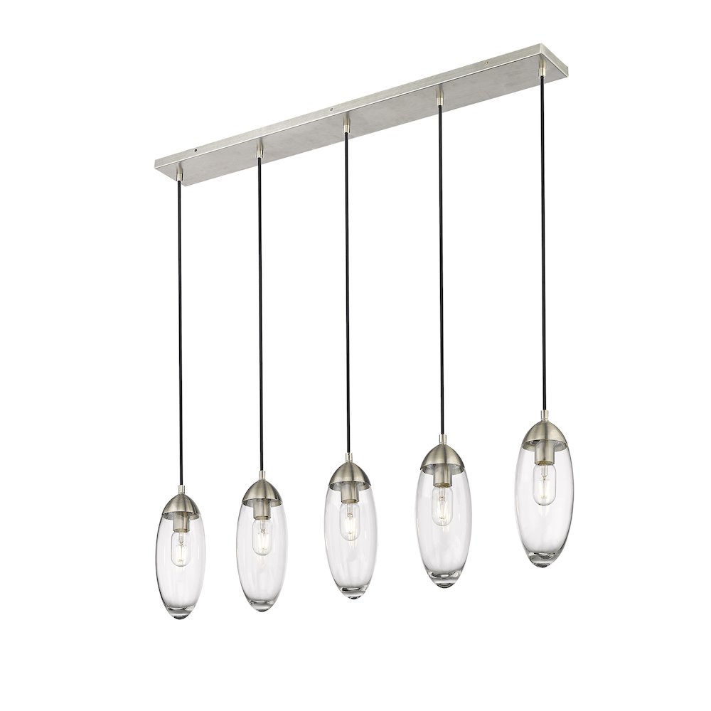 Z-Lite 5 Light Linear Chandelier. Picture 3