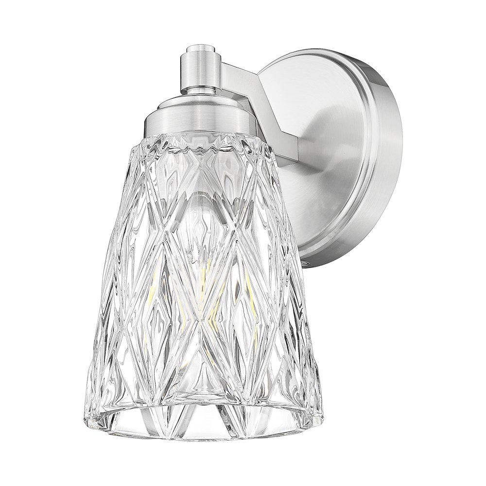 Z-Lite 1 Light Wall Sconce, Brushed Nickel. Picture 7