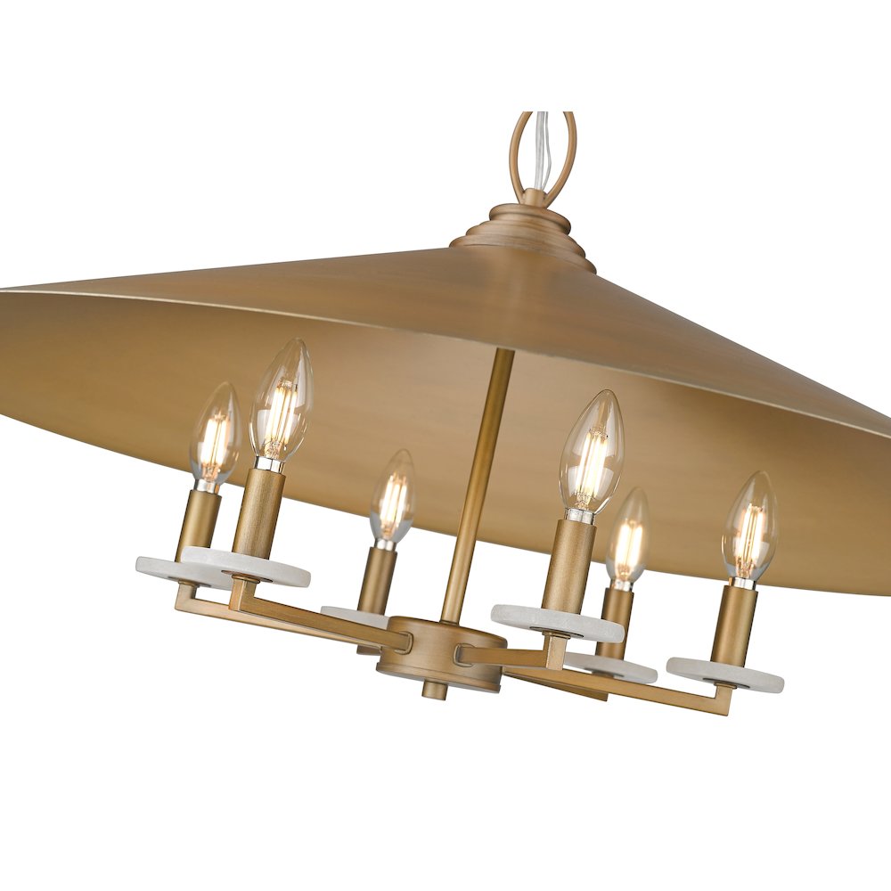 Z-Lite 6 Light Pendant. Picture 4