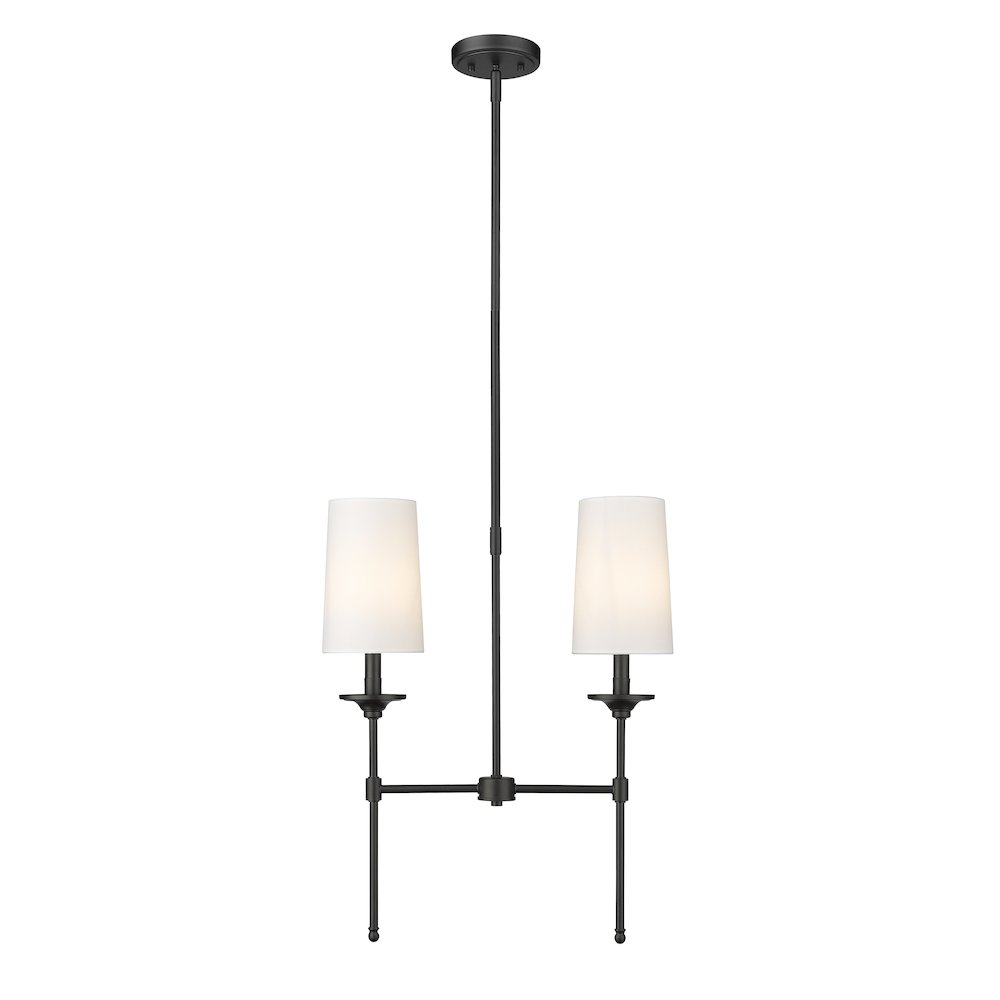 Z-Lite 2 Light Linear Chandelier. Picture 2