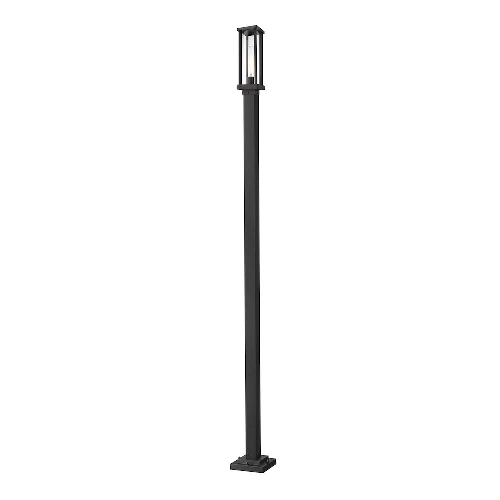 Z-Lite 1 Light Outdoor Post Mounted Fixture. Picture 1