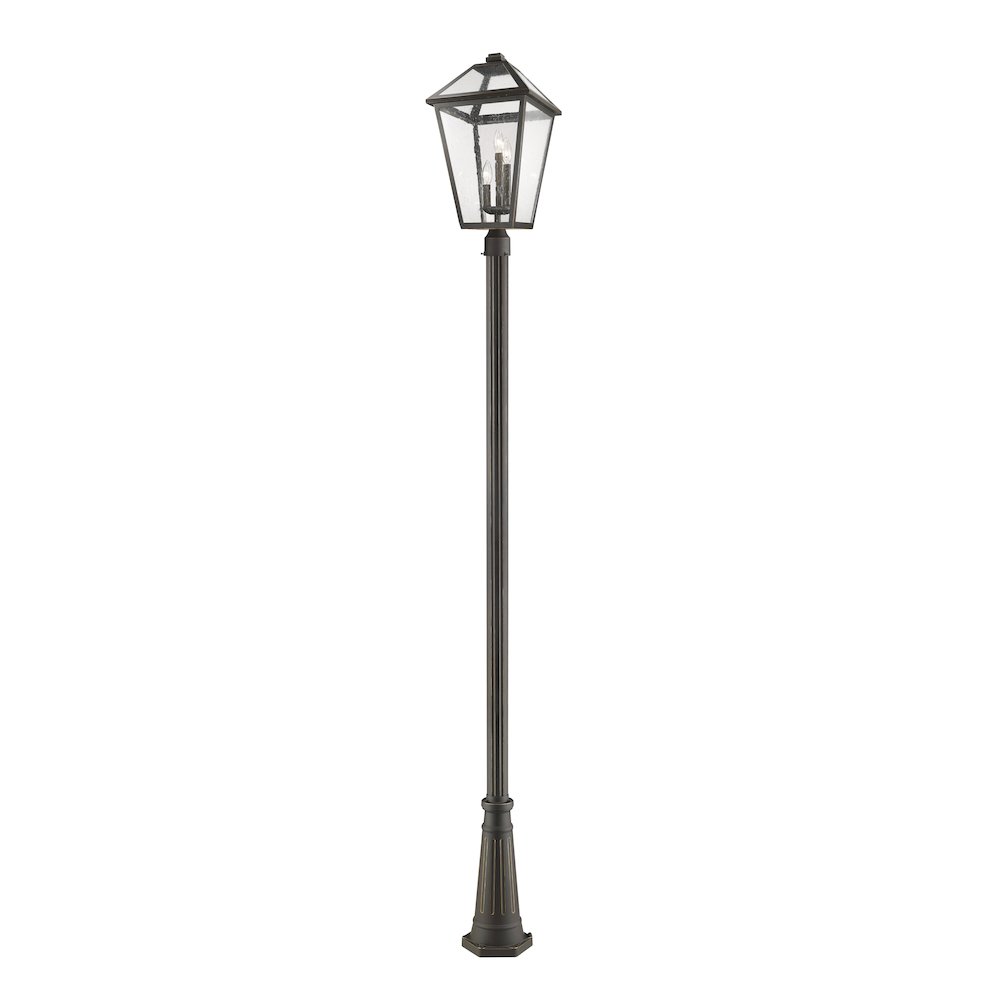 Z-Lite 3 Light Outdoor Post Mounted Fixture. Picture 1