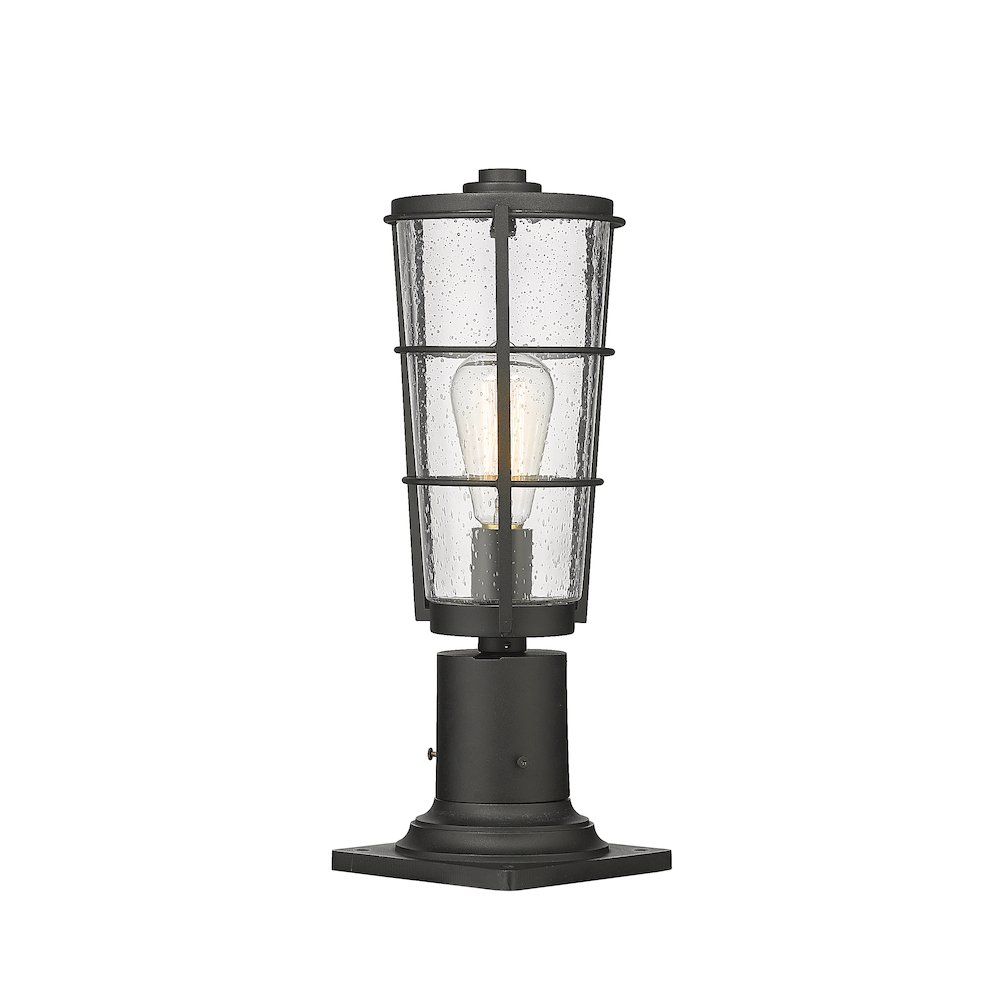 Z-Lite 1 Light Outdoor Pier Mounted Fixture. Picture 1