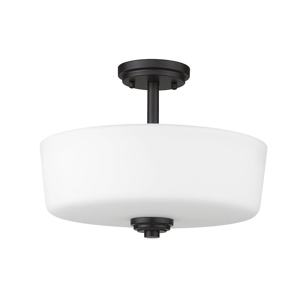 Z-Lite 3 Light Semi Flush Mount. Picture 5
