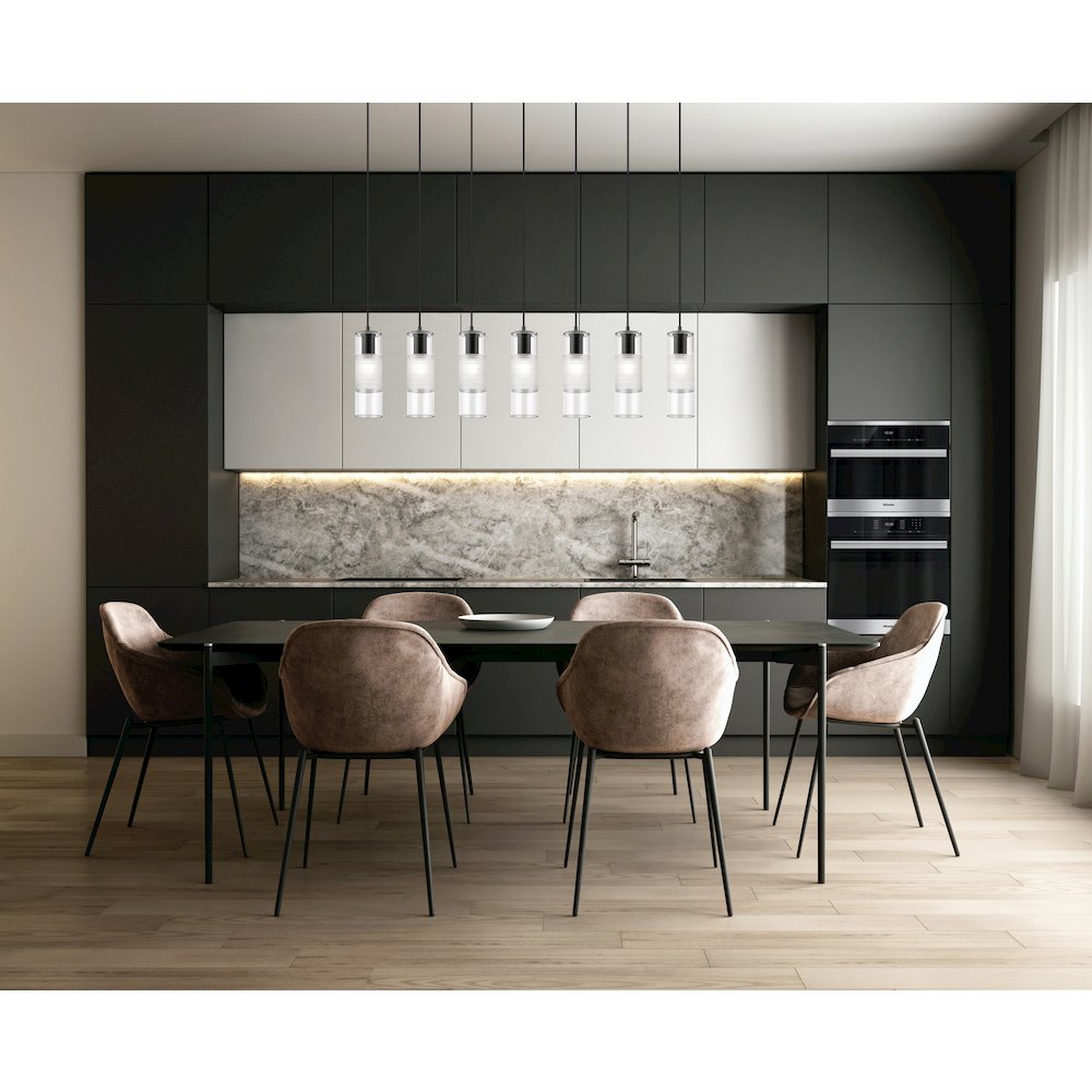 Z-Lite 7 Light Linear Chandelier. Picture 6
