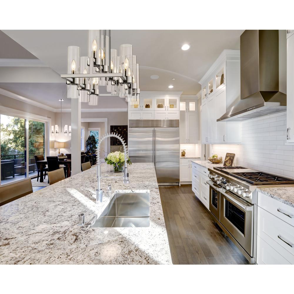10 Light Linear Chandelier. Picture 8