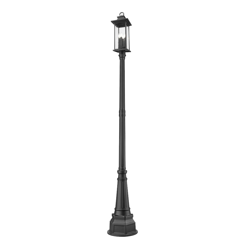 Z-Lite 4 Light Outdoor Post Mounted Fixture. Picture 3