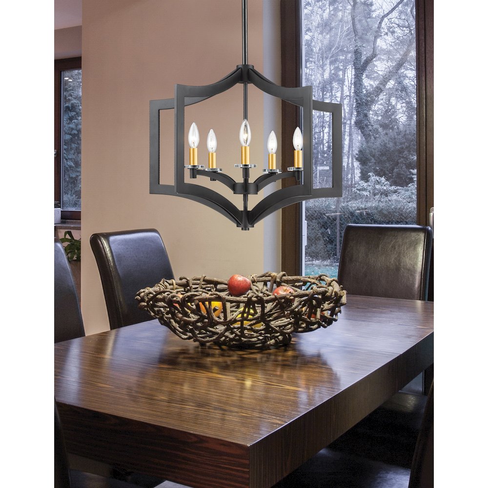 Z-Lite 5 Light Chandelier. Picture 3