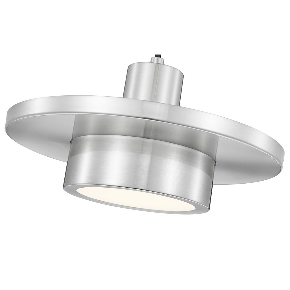 Z-Lite 1 Light Pendant, Brushed Nickel. Picture 4