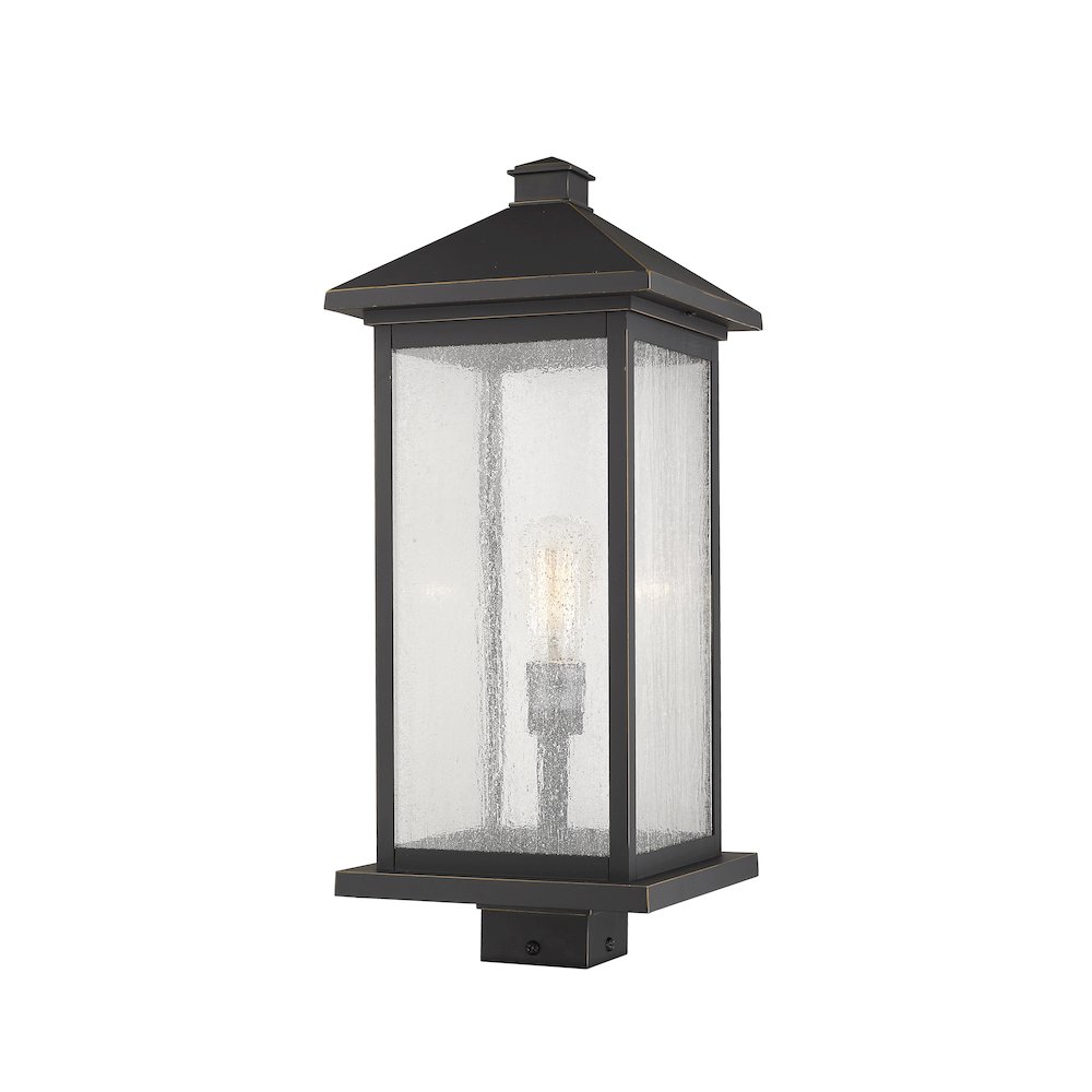 Z-Lite 1 Light Outdoor Post Mount Fixture. Picture 2