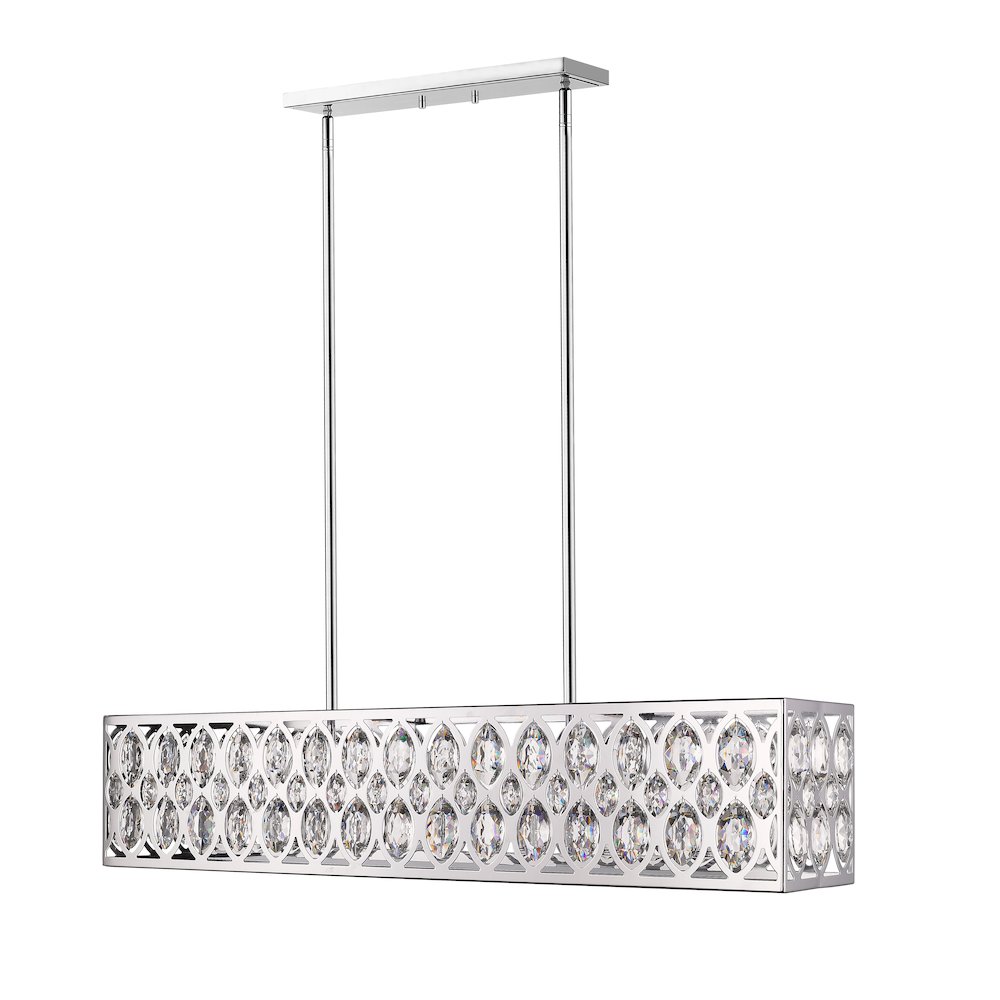 Z-Lite 7 Light Linear Chandelier. Picture 5