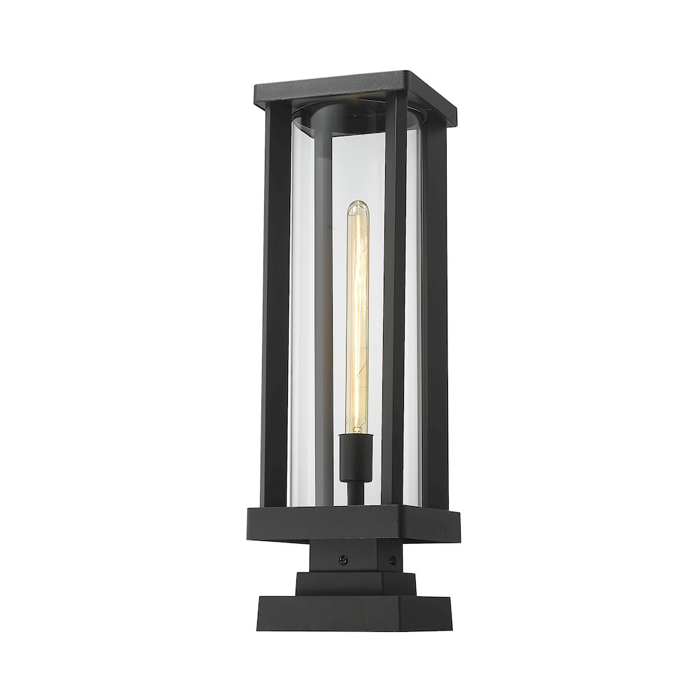 Z-Lite 1 Light Outdoor Pier Mounted Fixture. Picture 1