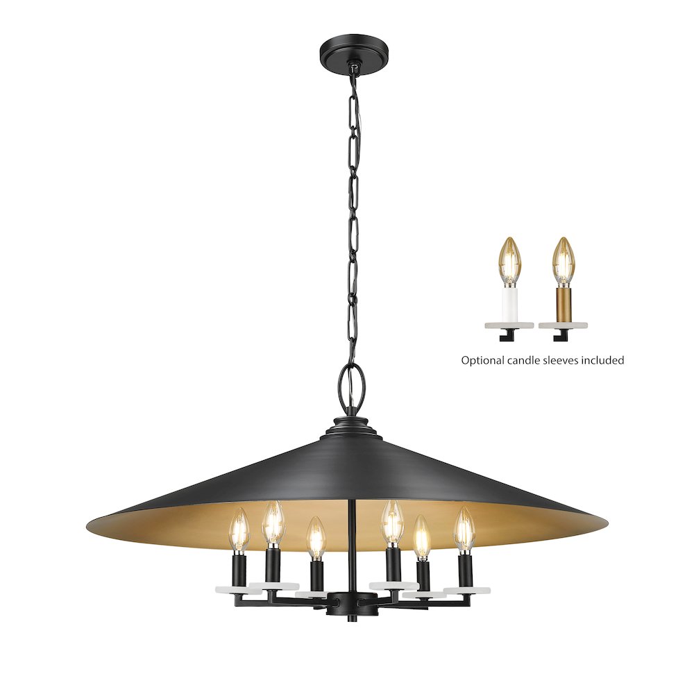 Z-Lite 6 Light Pendant. Picture 1
