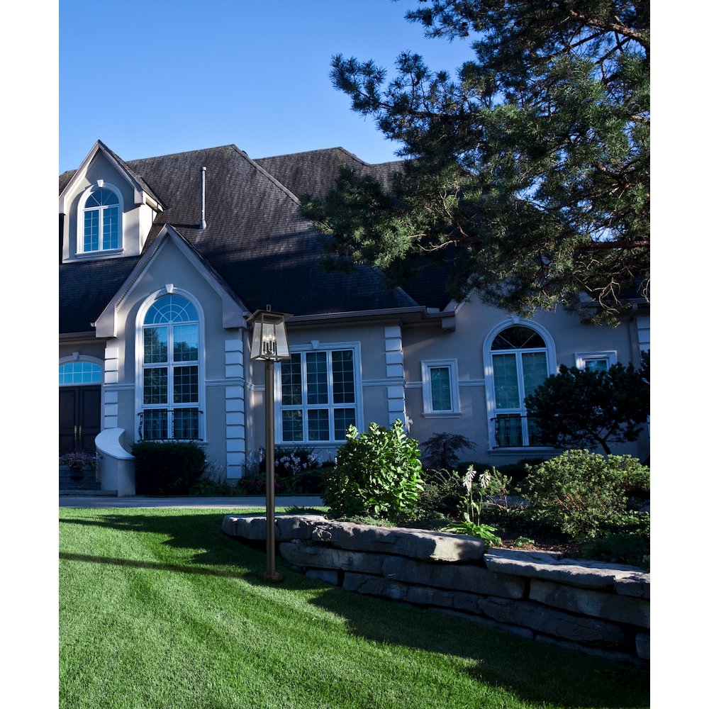 Z-Lite 4 Light Outdoor Post Mounted Fixture. Picture 6