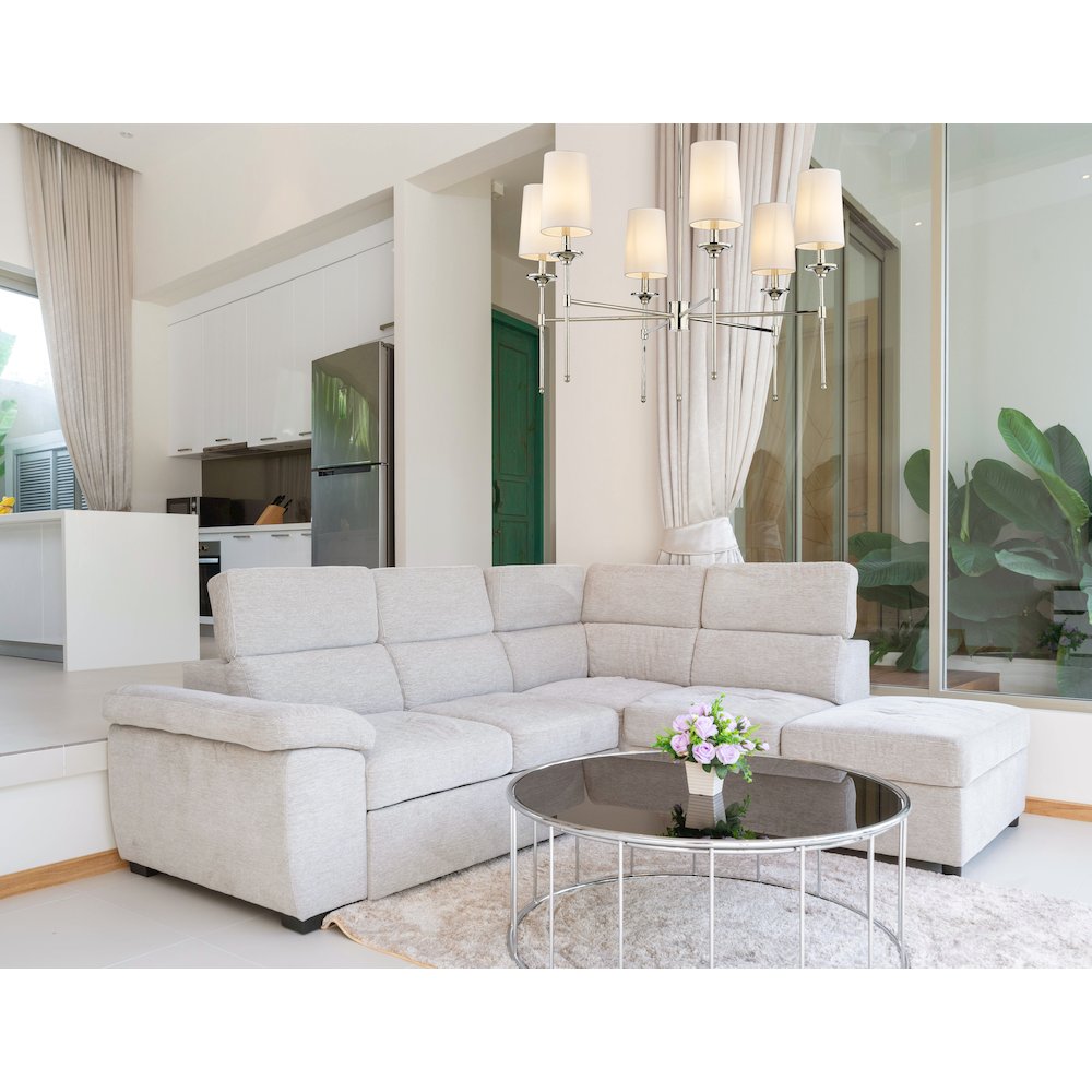 Z-Lite 6 Light Chandelier. Picture 6