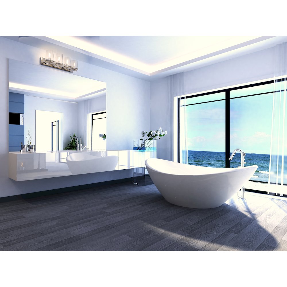 Z-Lite 4 Light Vanity. Picture 6