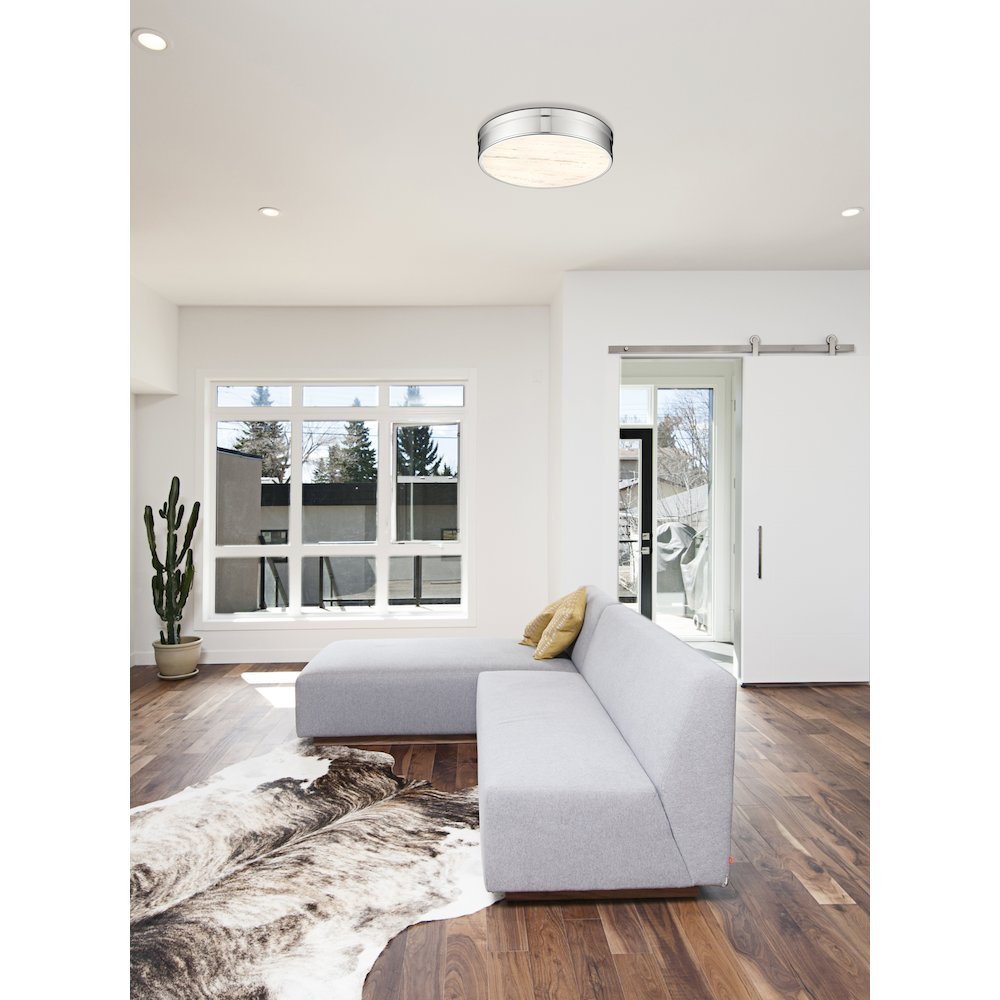 Z-Lite 3 Light Flush Mount. Picture 6