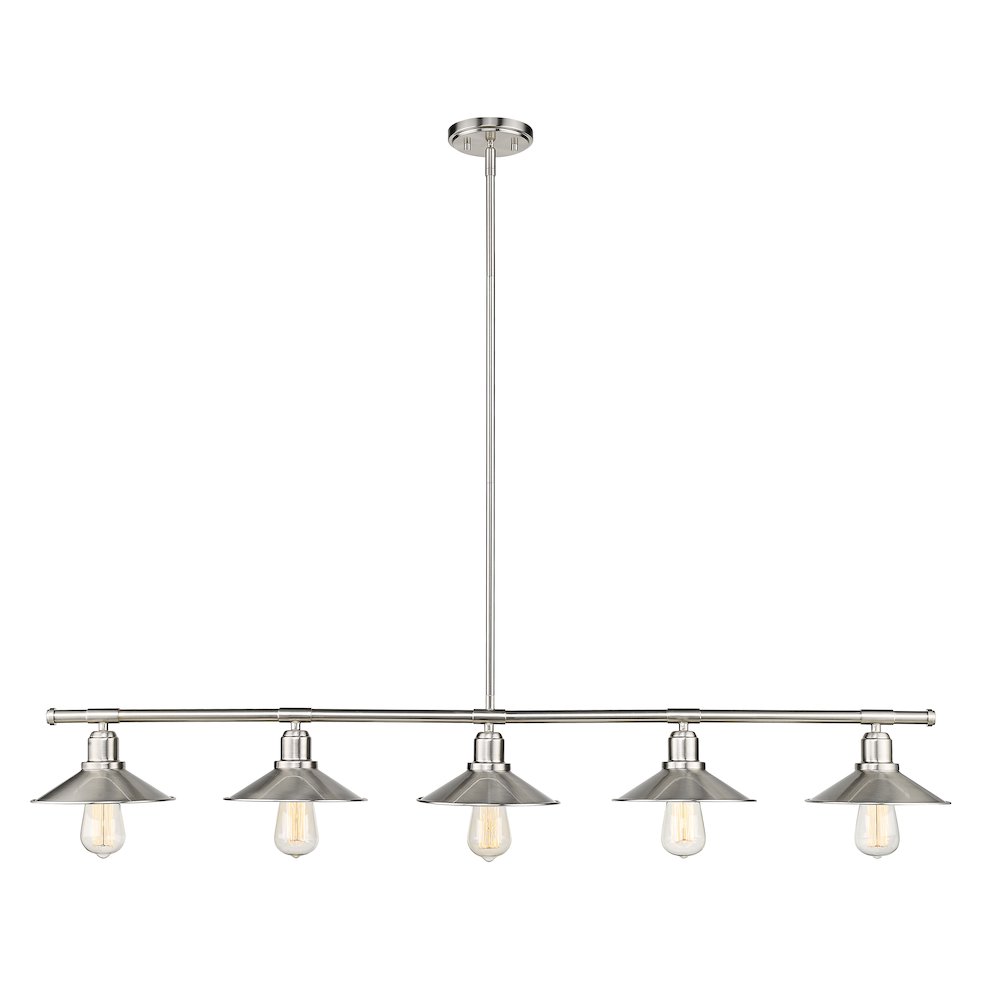 Z-Lite 5 Light Linear Chandelier. Picture 1