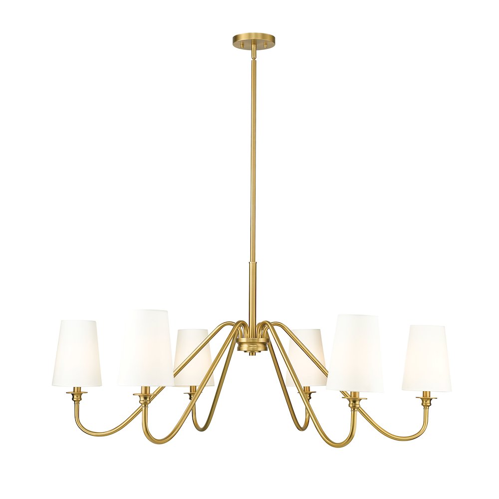 Z-Lite 6 Light Chandelier. Picture 1