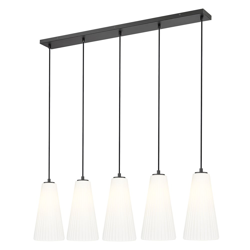 Z-Lite 5 Light Linear Chandelier. Picture 1