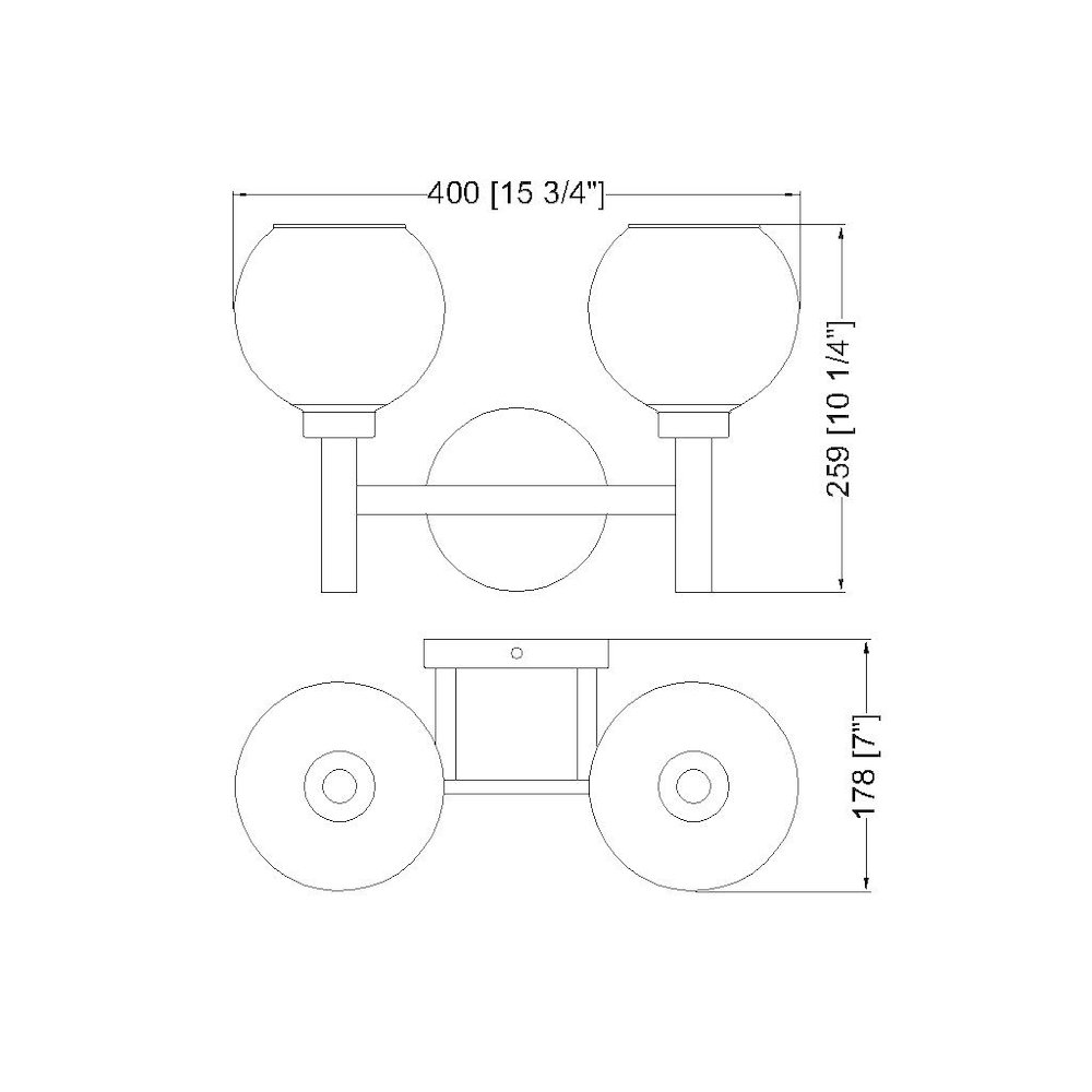 Z-Lite 2 Light Vanity. Picture 8