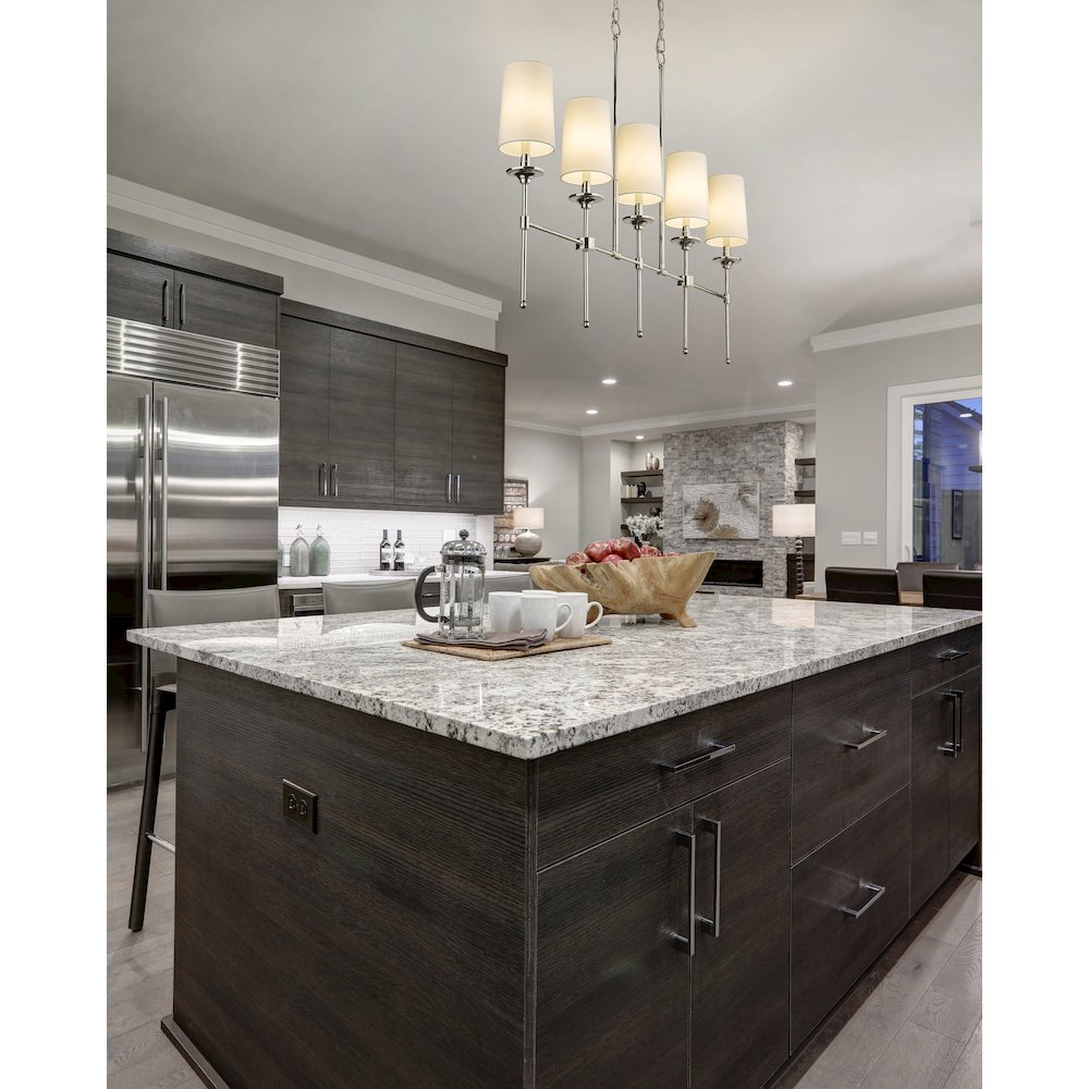 Z-Lite 5 Light Linear Chandelier. Picture 7