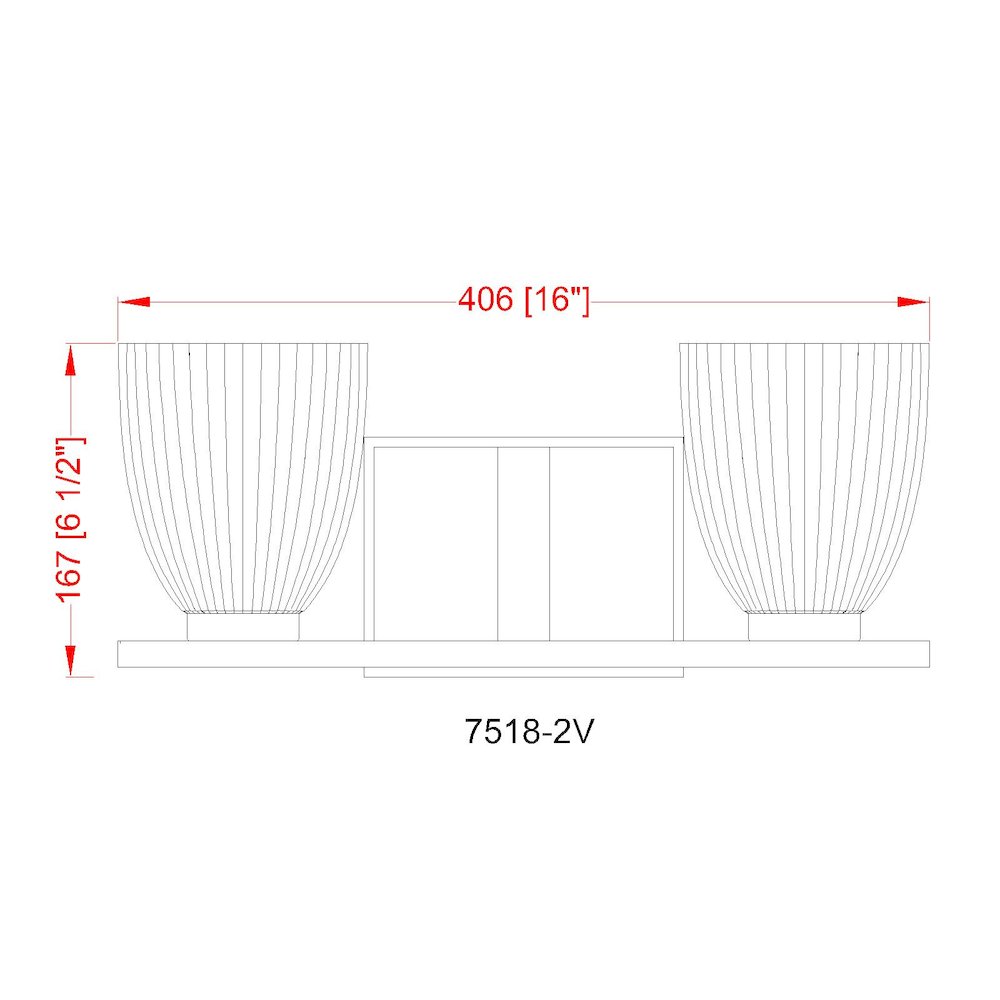 Z-Lite Naya 2 Light Vanity in Modern Gold color, Steel frame. Picture 8
