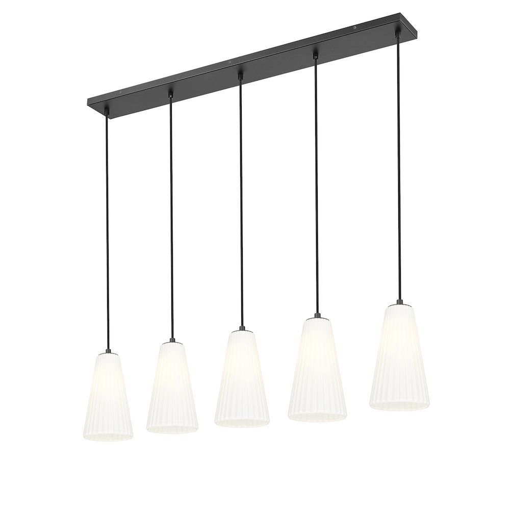Z-Lite 5 Light Linear Chandelier. Picture 3
