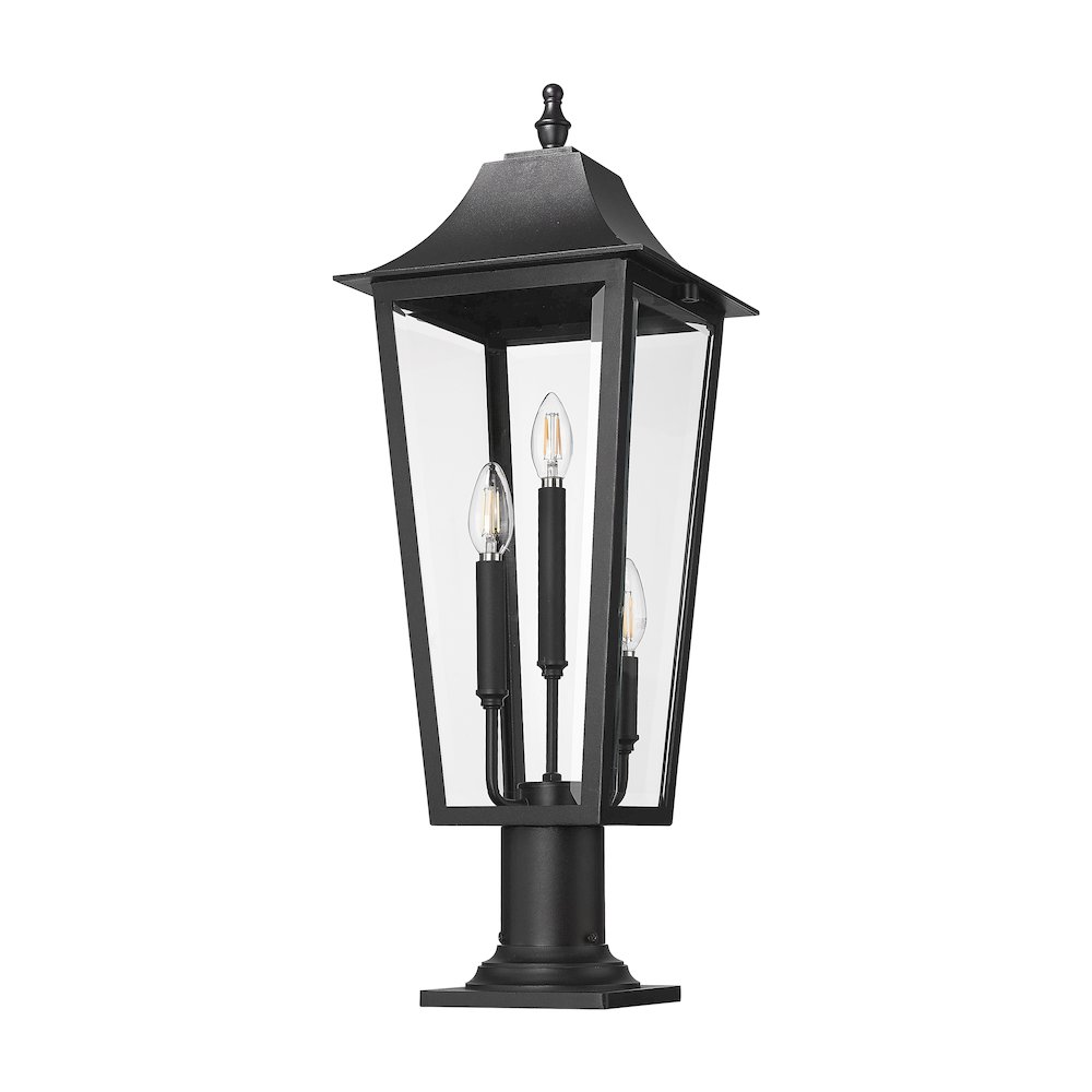 Z-Lite 3 Light Outdoor Pier Mounted Fixture. Picture 5