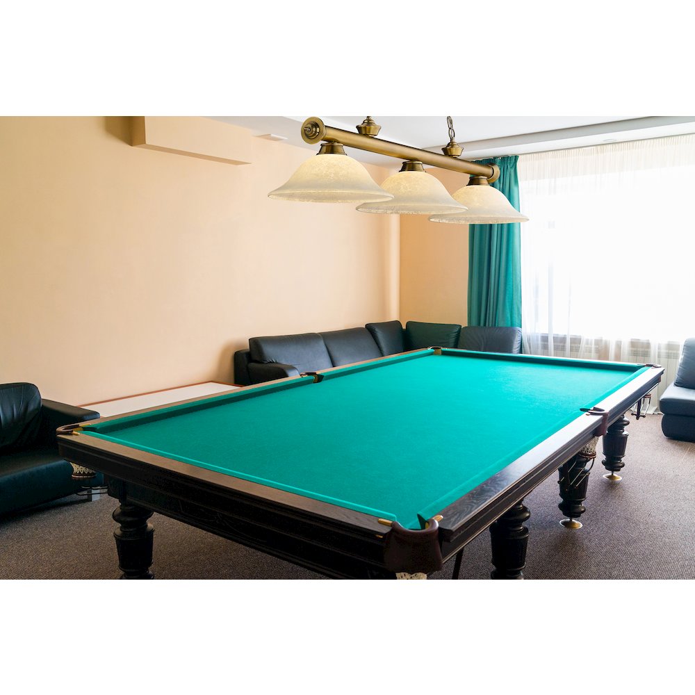 Z-Lite Cordon 3 Light Billiard, Steel Frame, Golden Mottle Shade Color. Picture 7