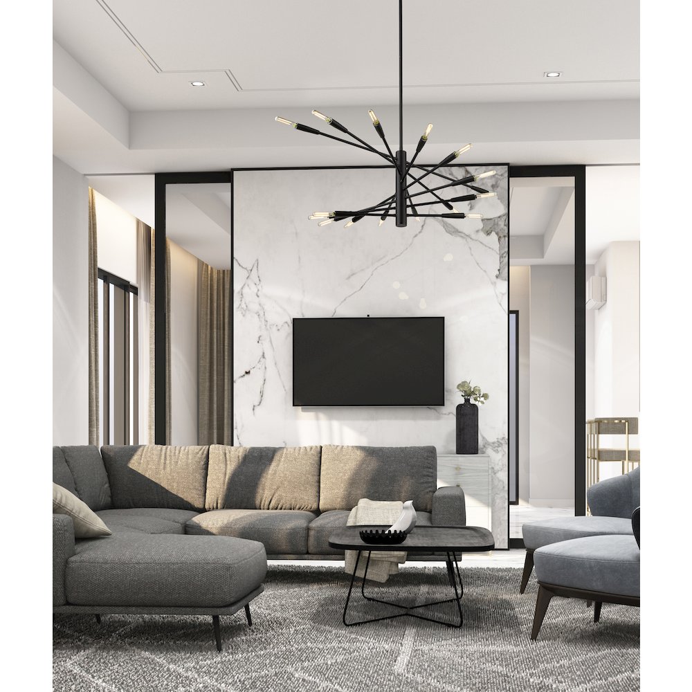 Z-Lite 16 Light Chandelier. Picture 7