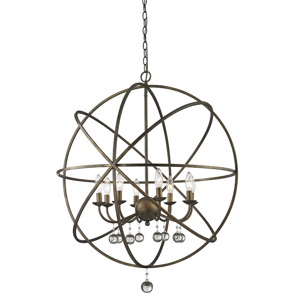 Z-Lite 8 Light Chandelier. Picture 1