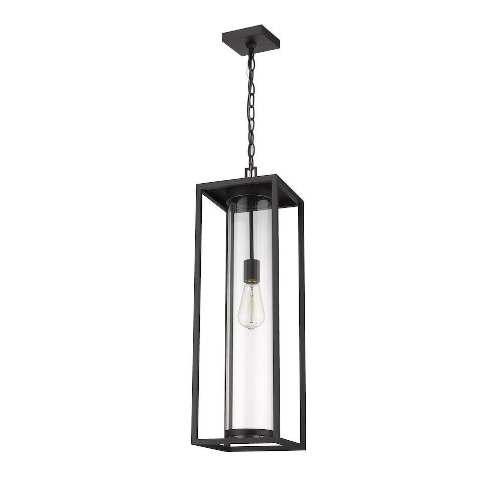 Z-Lite 1 Light Outdoor Chain Mount Ceiling Fixture. Picture 5