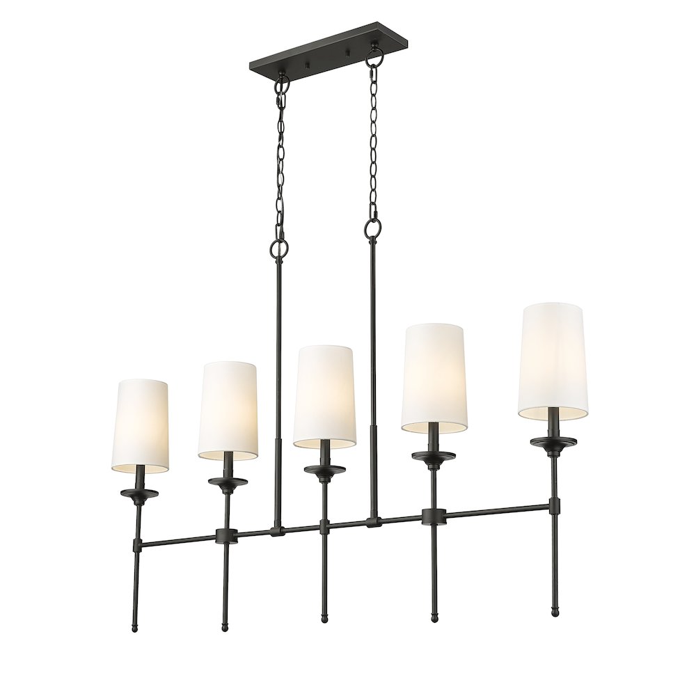 Z-Lite 5 Light Linear Chandelier. Picture 3