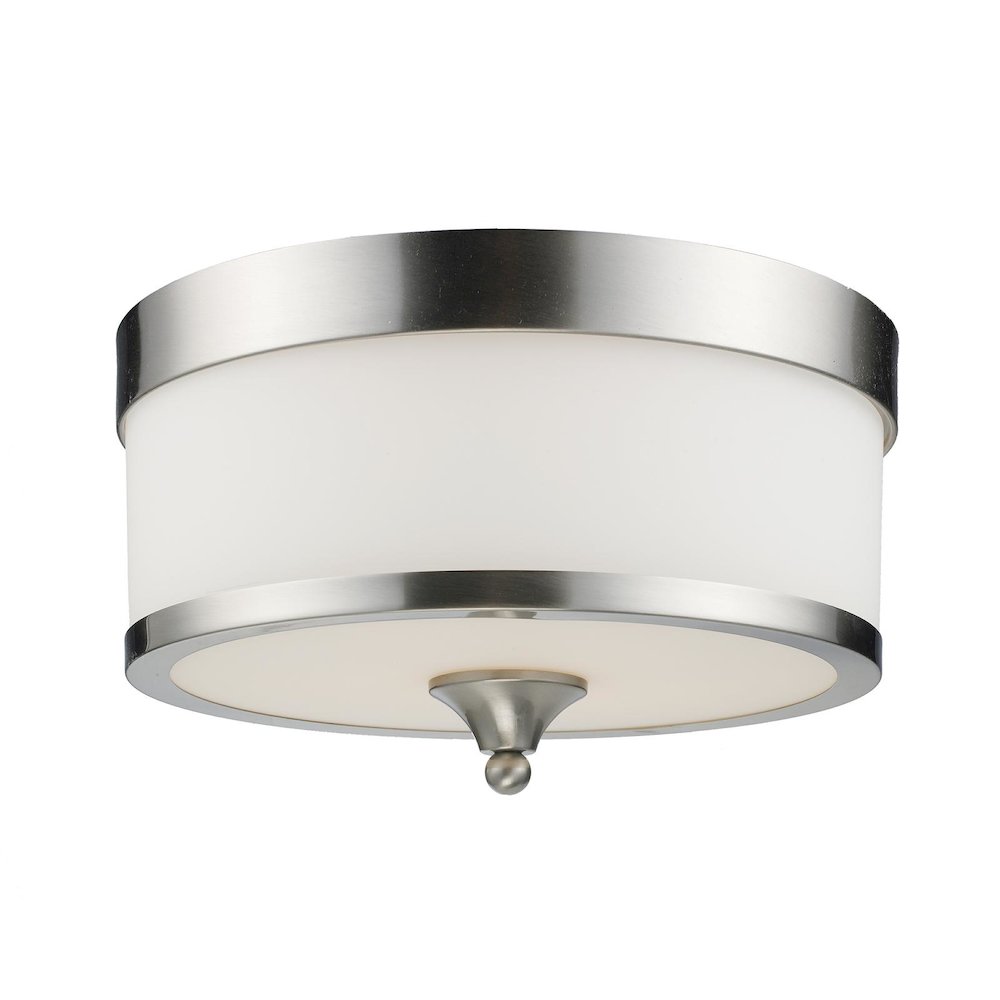 Z-Lite 3 Light Flush Mount. Picture 1