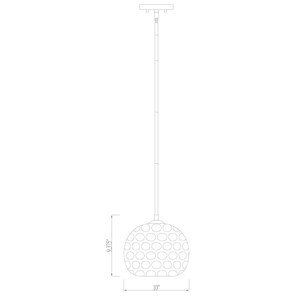 Z-Lite 1 Light Pendant. Picture 8