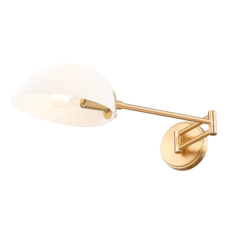 Z-Lite 1 Light Wall Sconce, Modern Gold. Picture 1