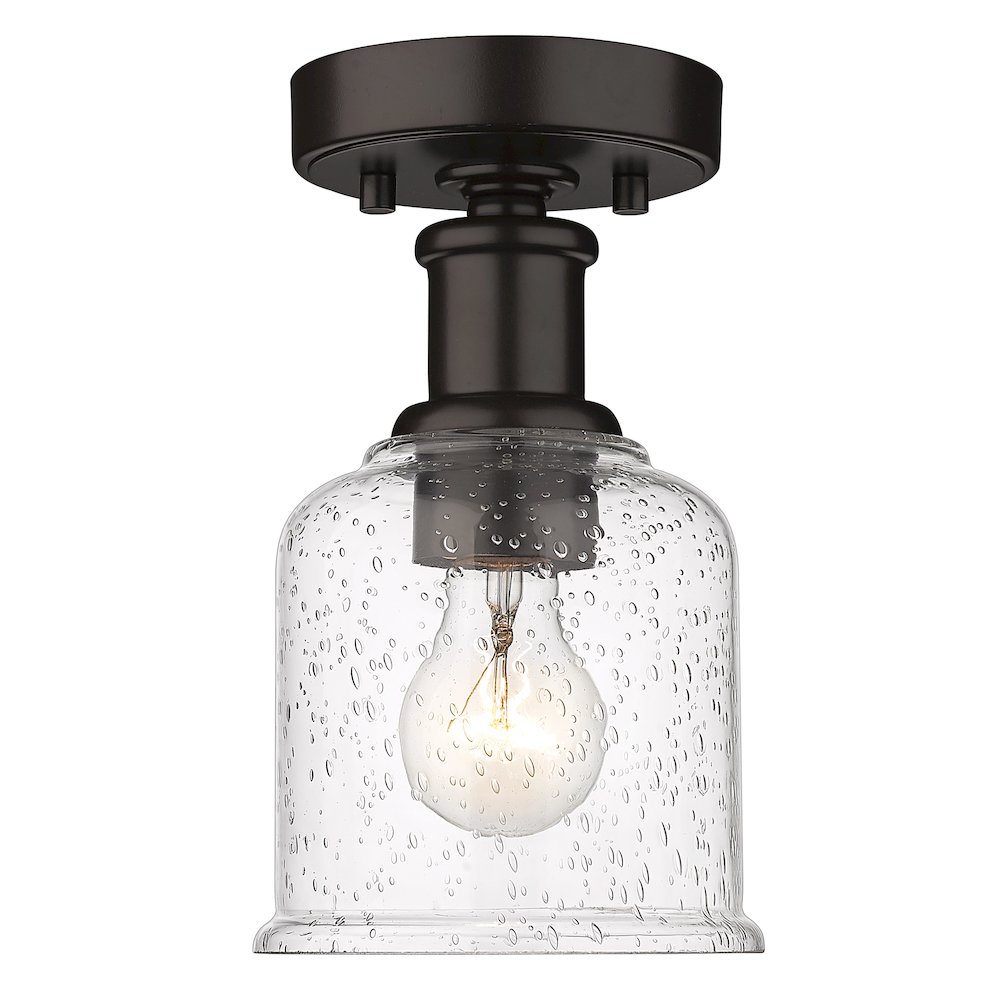Z-Lite 1 Light Flush Mount. Picture 1
