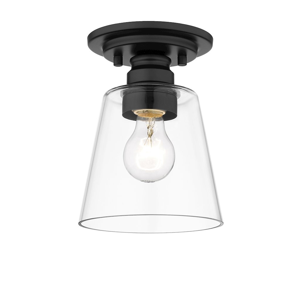 Z-Lite 1 Light Flush Mount. Picture 1