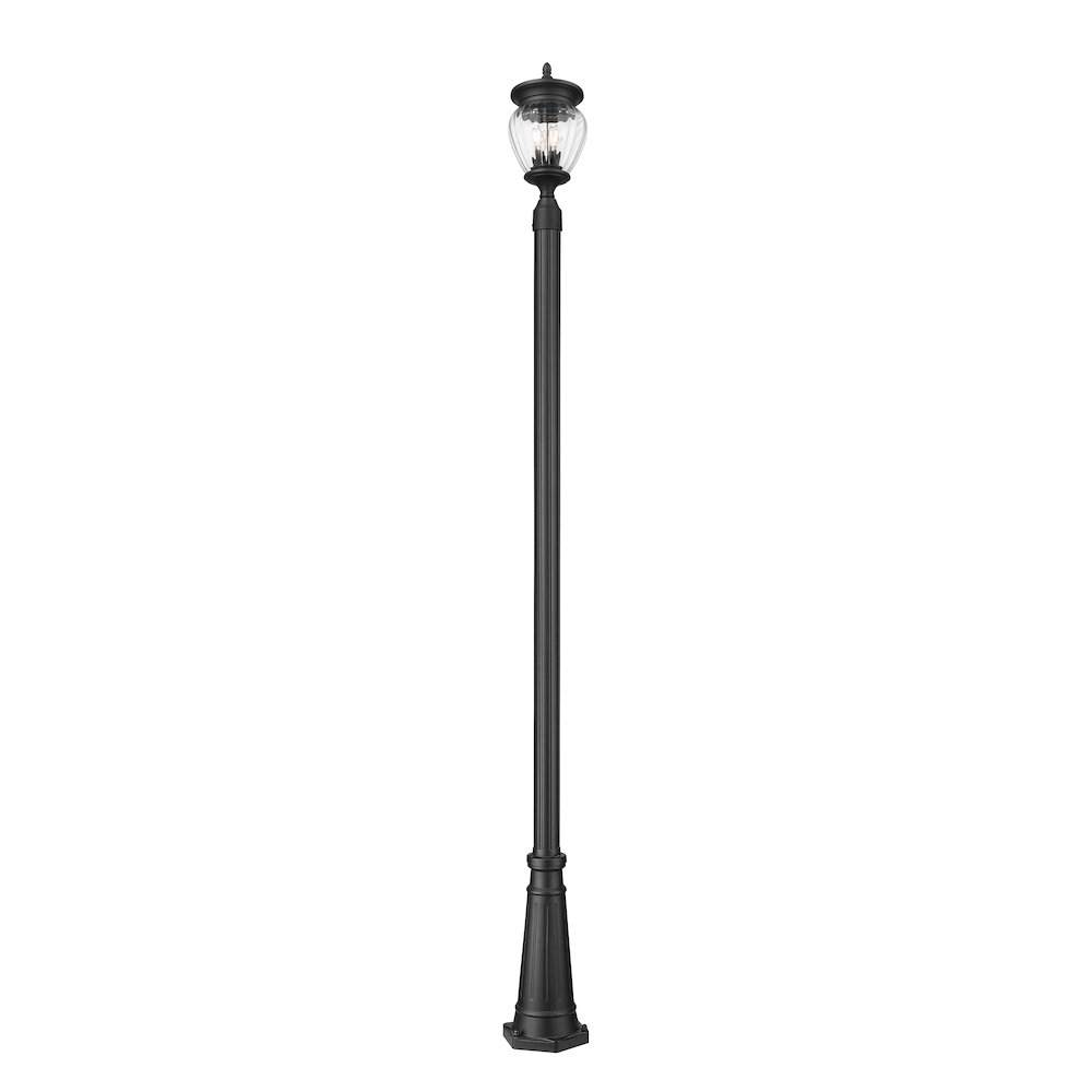 Z-Lite 3 Light Outdoor Post Mounted Fixture. Picture 2